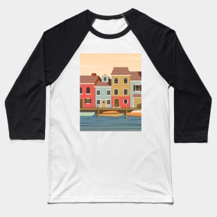 Street canal of Venice Baseball T-Shirt